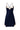 LACE-TRIMMED SLIP DRESS IN BLUE