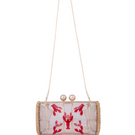 Waiwai Rio Petit Lobster Baobao clutch bag in vibrant design with lobster illustration, compact and stylish for accessories.