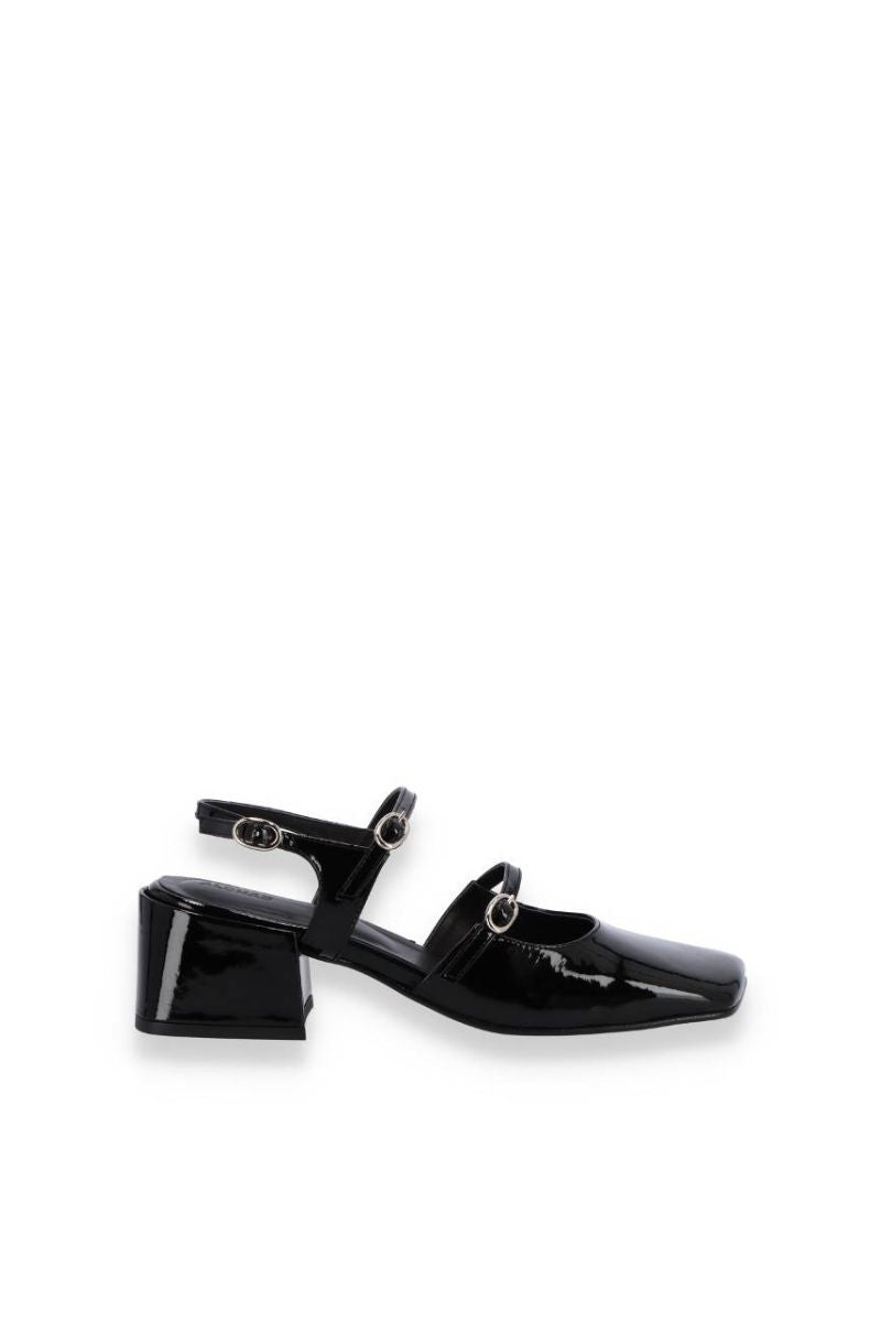 WITHNEE ONIX BLACK LEATHER PUMPS - CULT MIA
