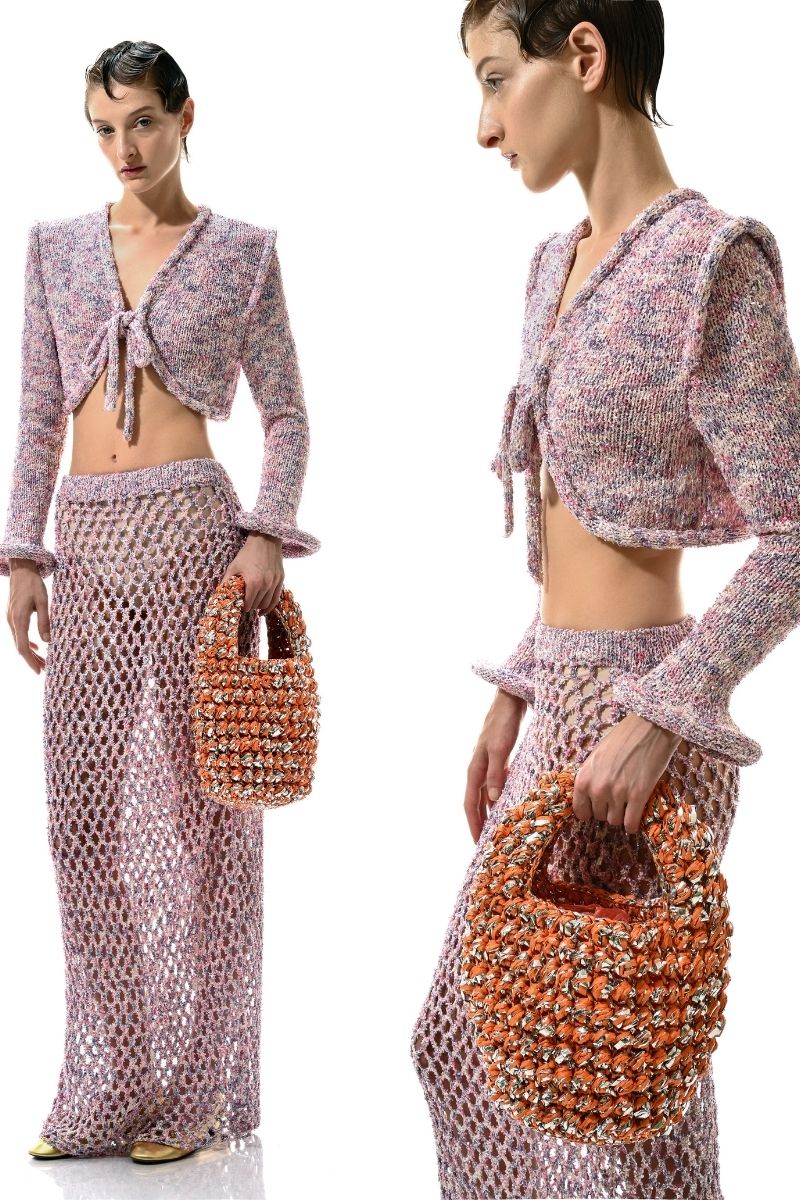 SIRENA MAXI SKIRT IN PINK - CULT MIA