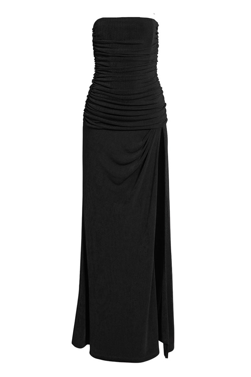 KELESTE DRESS IN BLACK - CULT MIA