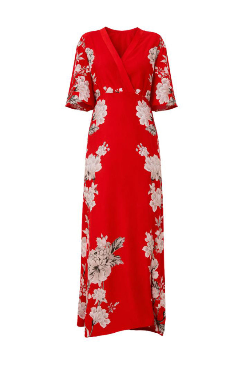 Raishma Frankie midi dress featuring a stylish, fitted design with elegant fabric and a flattering silhouette.