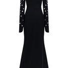 Black Glamour Mermaid Gown by Lili Blanc featuring a fitted silhouette and elegant design, perfect for formal occasions.