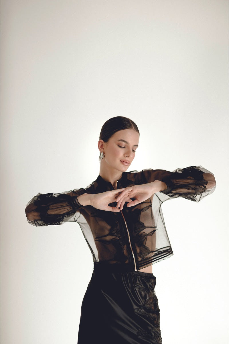 GIVERNY JACKET IN BLACK - CULT MIA