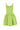 GREEN SLEEVELESS SHIRRED STRUCTURED MINI DRESS | Chictopia | CULT MIA