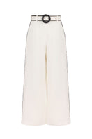 AISA Olivia pants displayed on a model, showcasing stylish tailored pants with a relaxed fit and versatile design.
