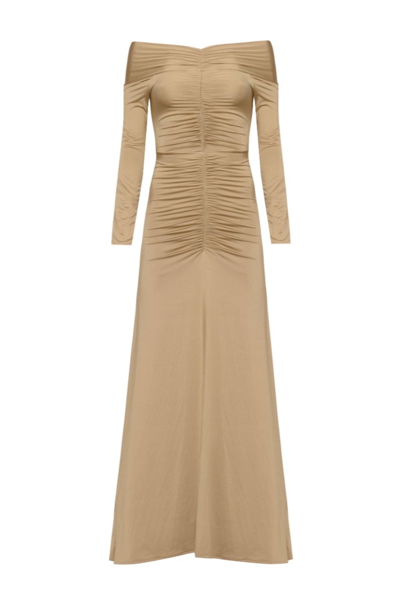 TREASURE DRESS IN GOLD - CULT MIA