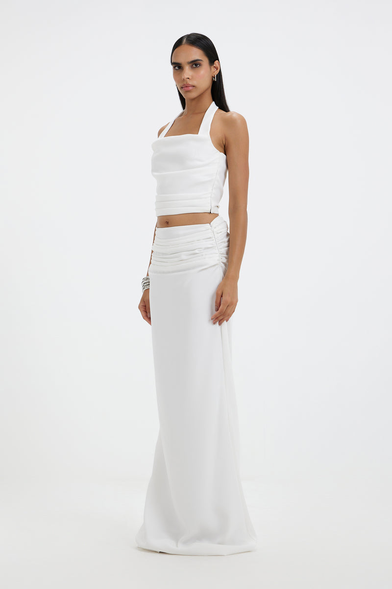 Deme By Gabriella Frances co-ord top and skirt set in a stylish, coordinated design, shown in a fashion-ready display.