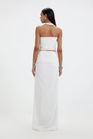 Deme By Gabriella Frances co-ord set featuring a stylish top and matching skirt, displayed on a neutral background.