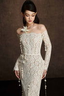 Keira Tong embroidered vine maxi dress with floral embroidery and flowing fabric, perfect for elegant summer occasions.