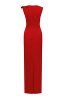 Elegant taffeta mikado embellished gown by Tracy Studio featuring intricate detailing and a flowing silhouette.