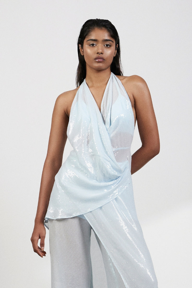 Deme By Gabriella Seraphina co-ord top and pants set in coordinating fabric, featuring a stylish, comfortable fit.