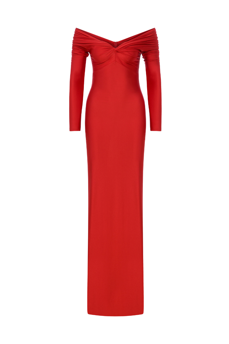 OFF SHOULDER MAXI DRESS - CULT MIA
