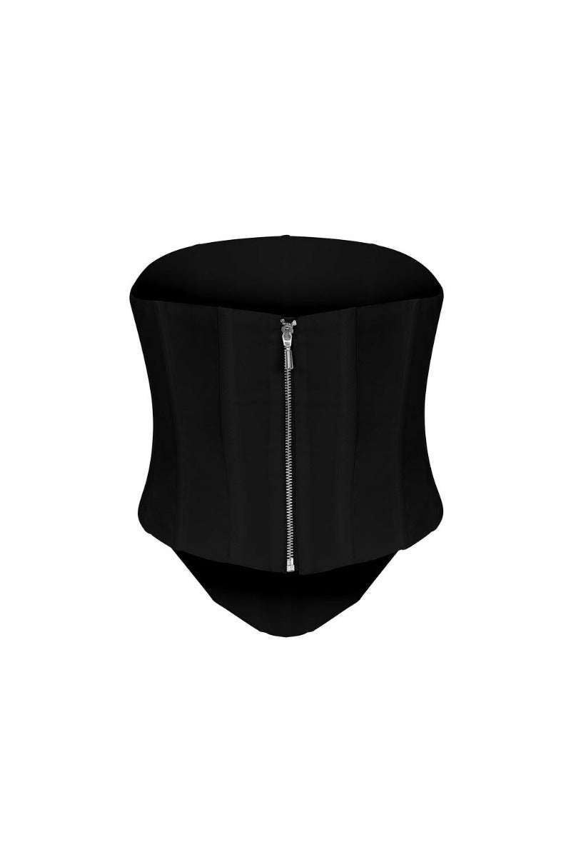 ANNIVERSARY CORSET IN BLACK - CULT MIA
