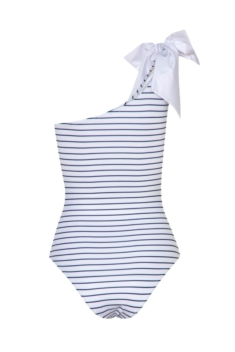 AUDREY PARIS STRIPES ONE-PIECE SWIMSUIT - CULT MIA