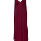 Baobab Athena gown featuring flowing fabric and elegant design, displayed on a mannequin with a neutral background.