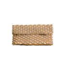 Gold seashell clutch by VERDI, featuring a textured seashell design, perfect for evening accessories or special occasions.