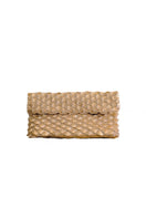 Gold seashell clutch by VERDI, featuring a textured seashell design, perfect for evening accessories or special occasions.