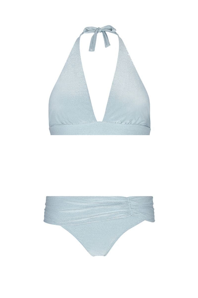 CELESTE HALTER TOP AND MODERATE COVERAGE BOTTOM BIKINI - CULT MIA