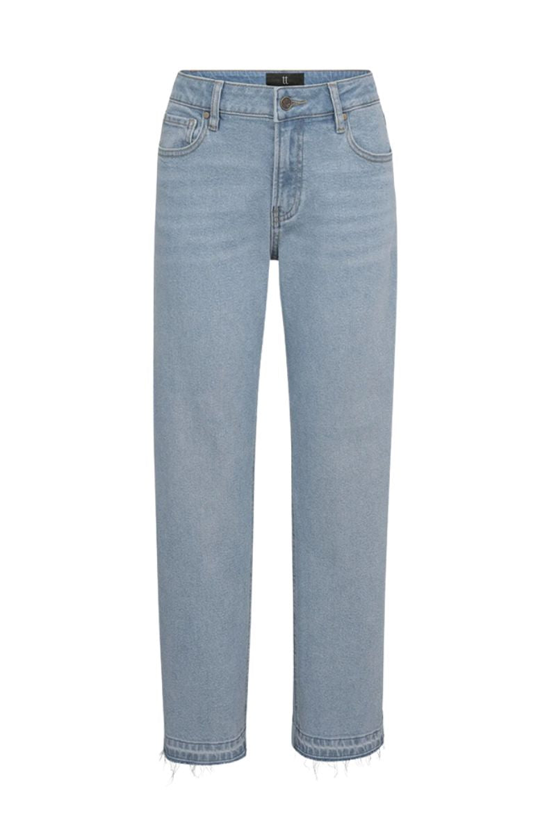 Mens 1996 South Street jeans by TT Studios featuring classic denim fabric, straight-leg style, and detailed stitching.