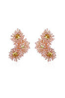 Rustic blush earrings by Aidan & Ice featuring handcrafted earrings with a natural, earthy pink finish and unique design.
