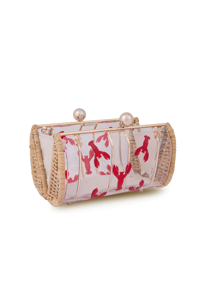 Waiwai Rio Petit Lobster Baobao clutch bag featuring a cute lobster design with a compact, stylish shape and vibrant colors.
