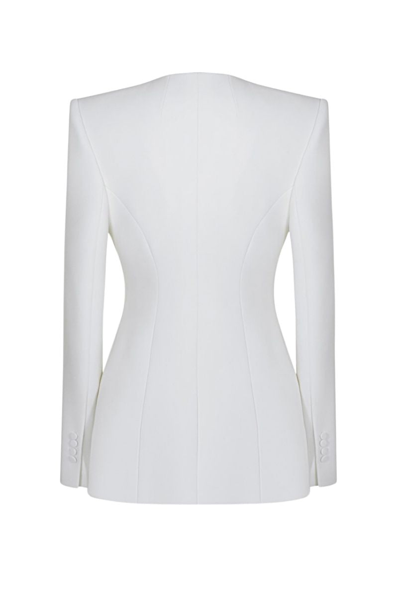 BELGRAVE WHITE JACKET - CULT MIA
