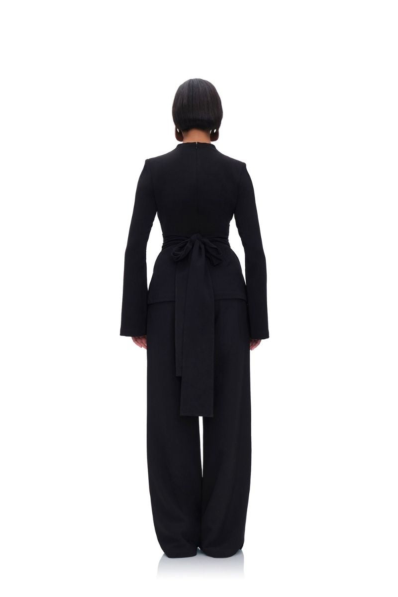 ATTA BOOTCUT PANTS IN ONYX - CULT MIA