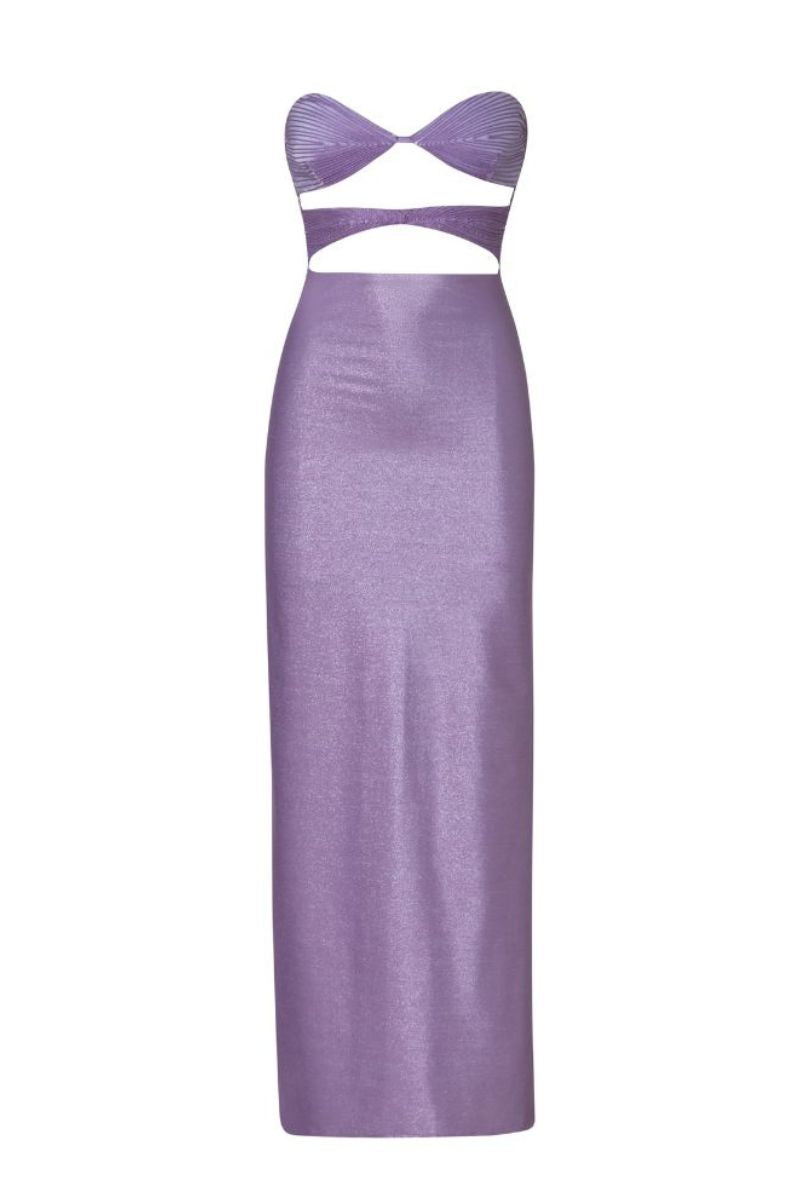 CONCHA CATTLEYA CUT-OUT MAXI DRESS - CULT MIA