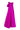 GENNA FUCHSIA BOW ACCENT GOWN - CULT MIA