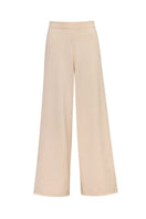 Baobab Kyoto pants in white cream, stylish and comfortable pants with a relaxed fit, shown in the image.
