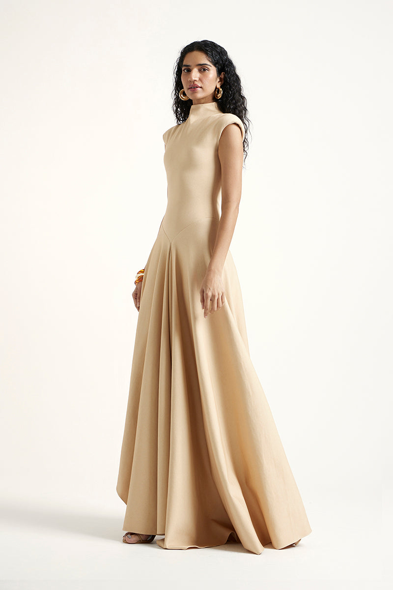 ALETTE DRESS IN GOLD | CULT MIA ALETTE DRESS IN GOLD | CULT MIA