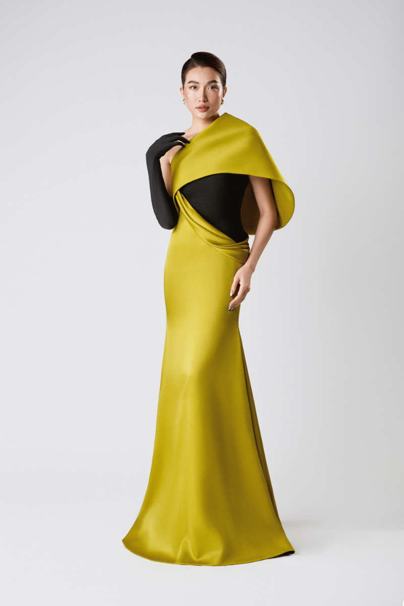 CHARTREUSE FLOW GOWN - Chartreuse / XXS CHARTREUSE FLOW GOWN - Chartreuse / XXS