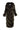 FAUX FUR MAXI COAT WITH DIAGONAL PANELS IN BROWN