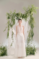 Arti Apparel VIOREIN Maxi Skirt in flowing fabric, full-length design, showcasing elegant style and comfortable fit.