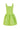 GREEN SLEEVELESS SHIRRED STRUCTURED MINI DRESS | Chictopia | CULT MIA