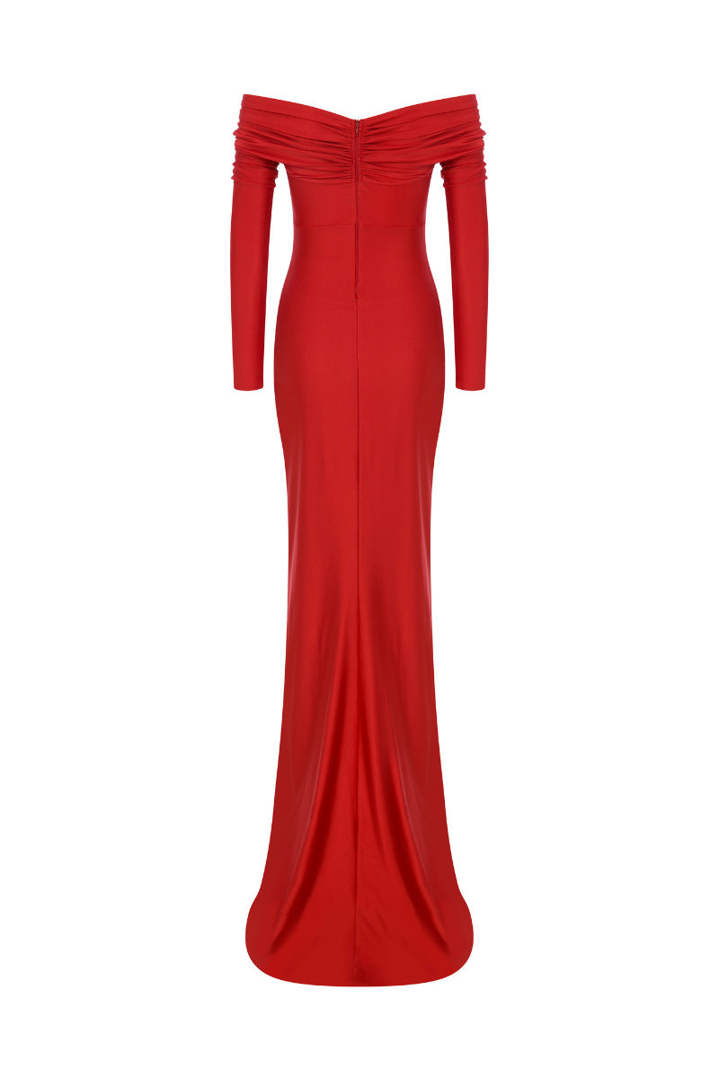 OFF SHOULDER MAXI DRESS - CULT MIA