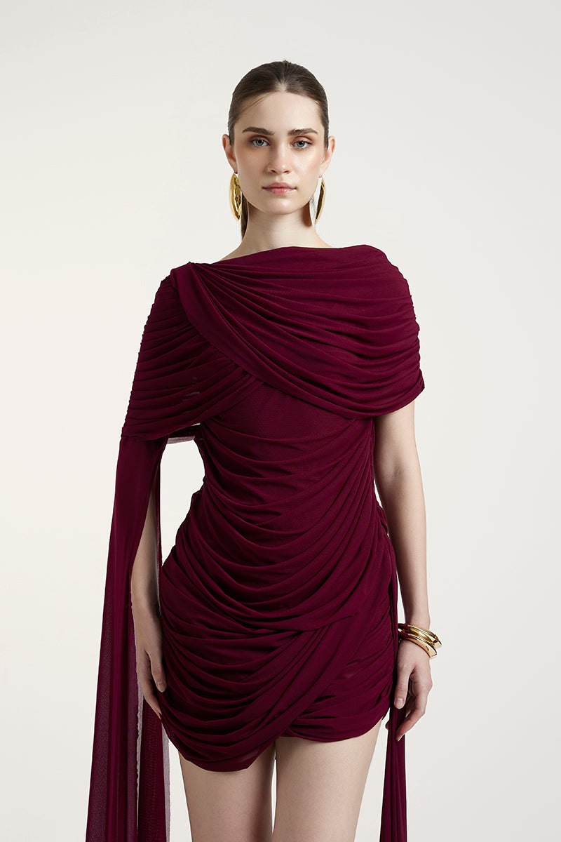 NICOLE DRESS IN AUBERGINE | CULT MIA | Deme By Gabriella NICOLE DRESS IN AUBERGINE | CULT MIA | Deme By Gabriella