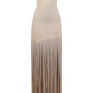 Deme by Gabriella Sonia Maxi Dress in flowy fabric with a floral pattern and sleeveless design, perfect for summer wear.