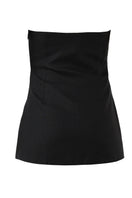 Summer Away Lagos top in black, stylish sleeveless blouse with a relaxed fit, perfect for casual and summer outfits.