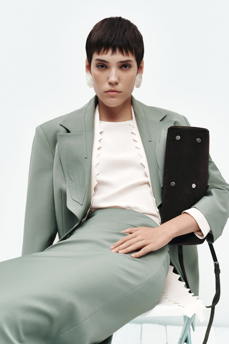 MEREZHYVO JACKET IN GREEN - CULT MIA