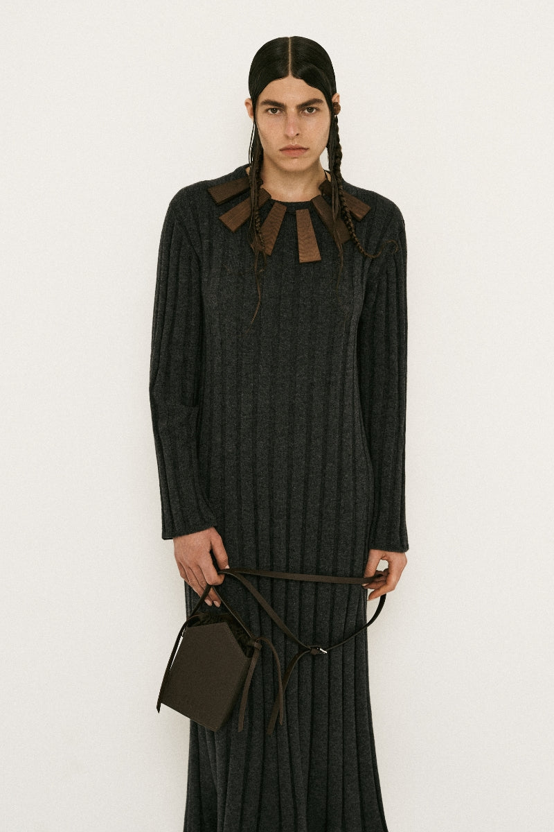 Podyh VITRYAK brown leather shoulder bag with adjustable strap and spacious interior, stylish for everyday use