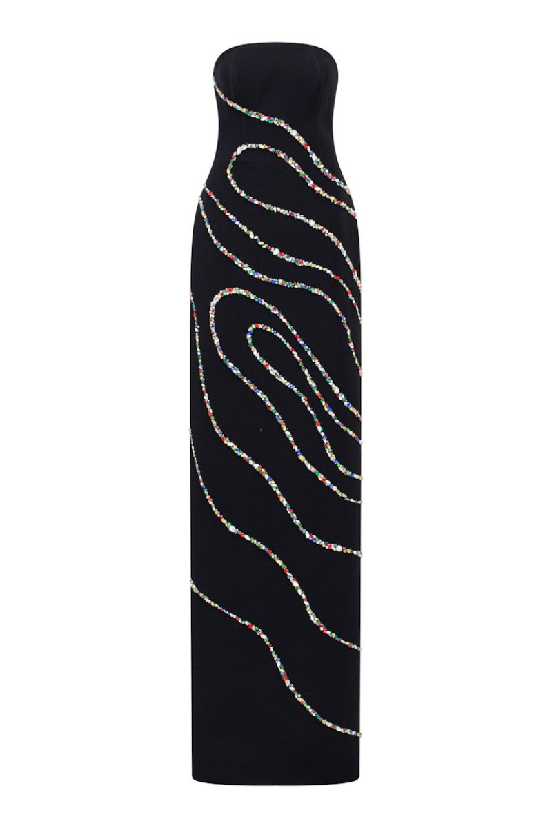 CALLIOPE CREPE BODYCON MAXI DRESS - CULT MIA