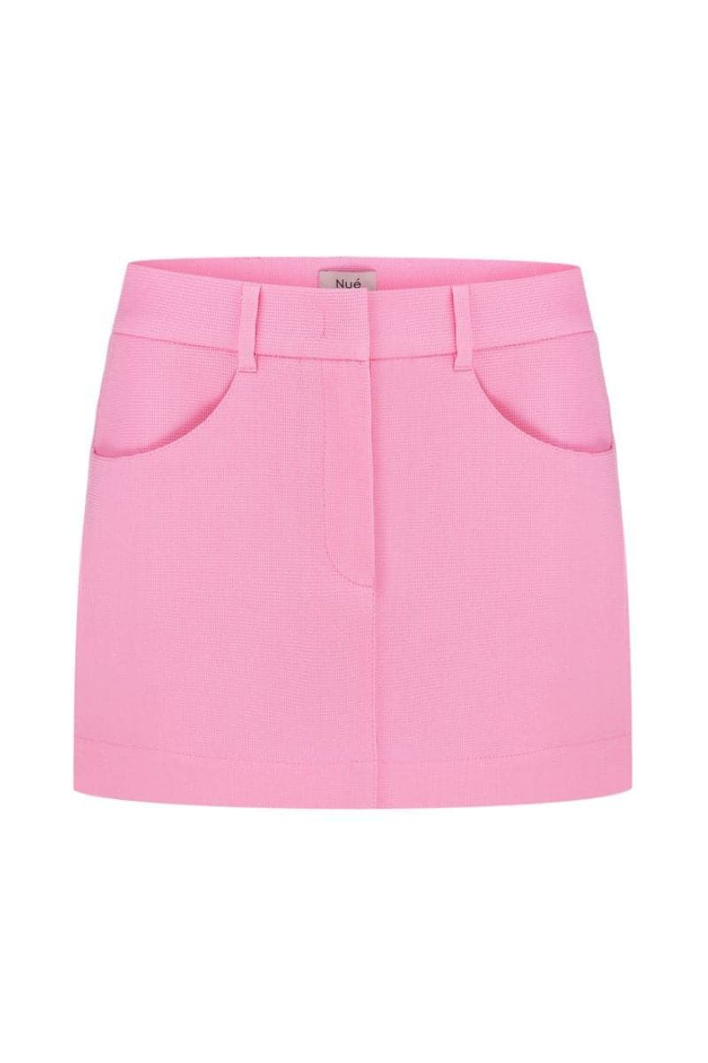 PINK WAFFLE LOW-RISE MINI SKIRT - CULT MIA