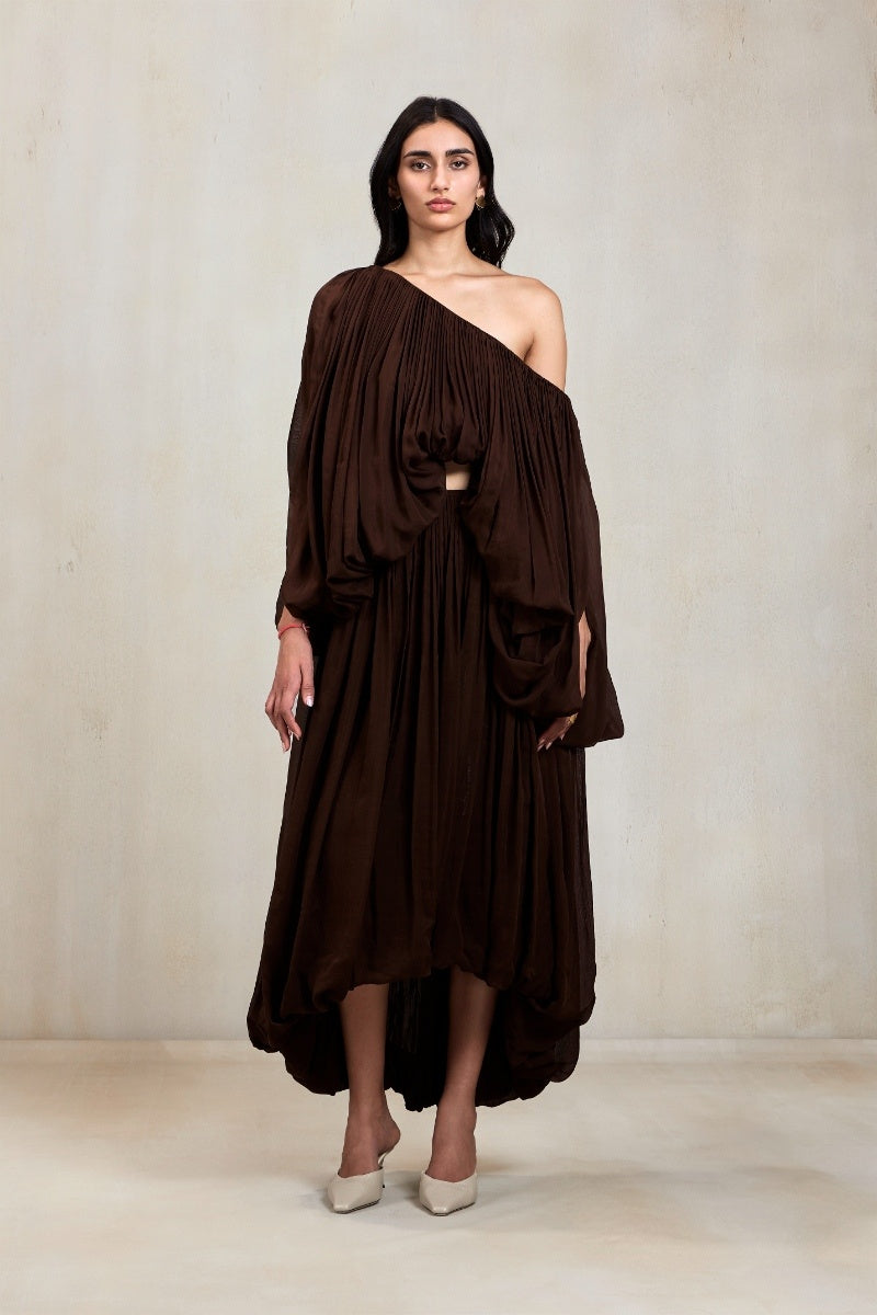 ABIGAIL CO-ORD SET IN ESPRESSO BROWN