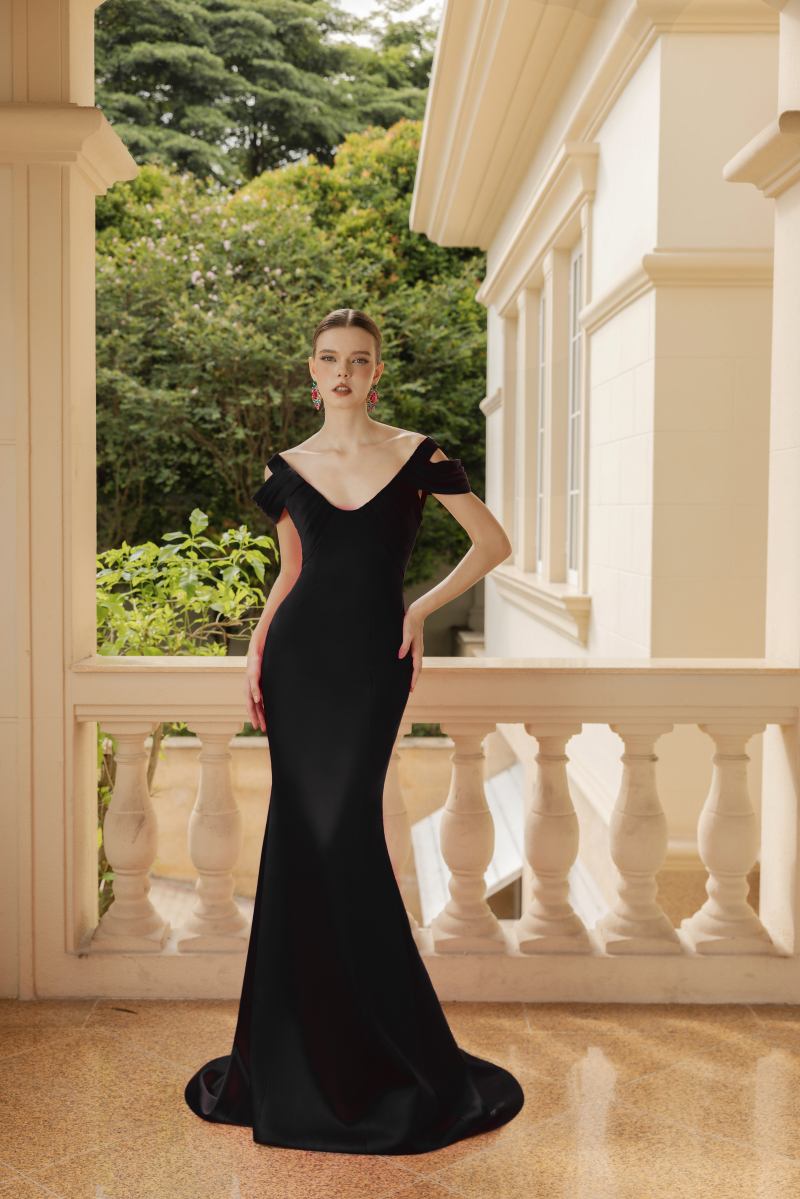 ESTELLE TAFFETA GOWN - CULT MIA
