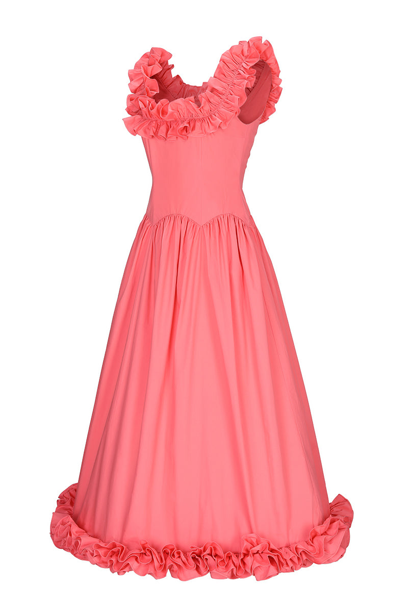 DOLORES DRESS IN WATERMELON - CULT MIA