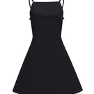 Black Linda mini dress by Chictopia, featuring a stylish, fitted design perfect for casual or evening wear.