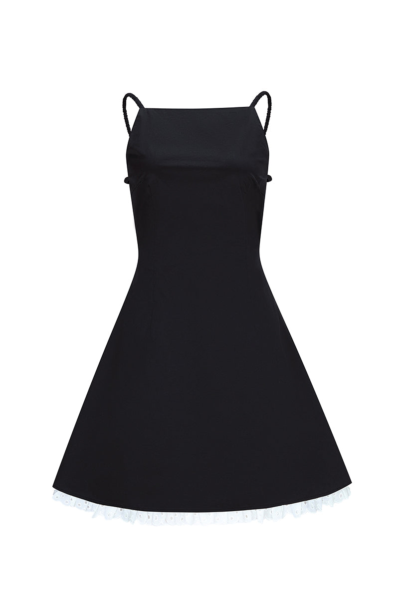 LINDA DRESS IN BLACK - CULT MIA