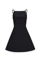 Black Linda mini dress by Chictopia, featuring a stylish, fitted design perfect for casual or evening wear.